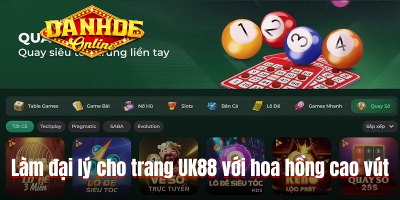 Làm đại lý cho trang 66LOTO với hoa hồng cao vút